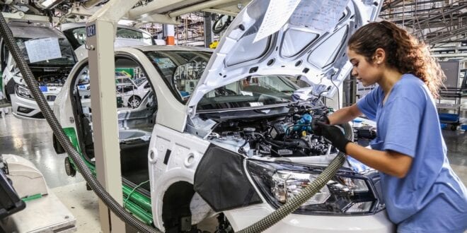 Fábrica da Volkswagen em Taubaté (SP)