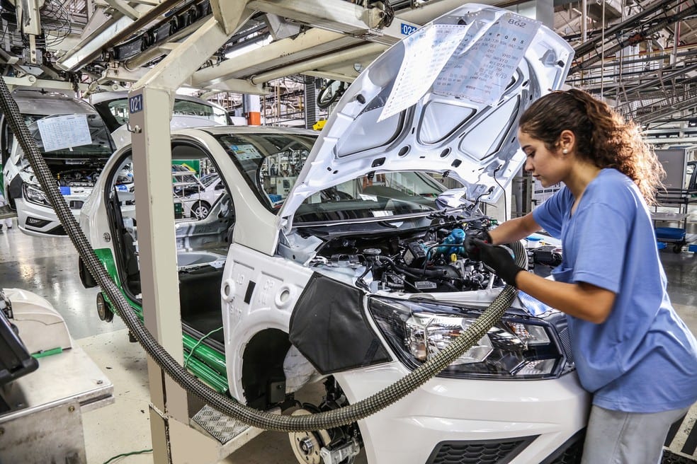 Fábrica da Volkswagen em Taubaté (SP)