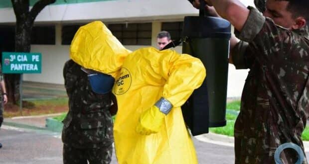 Norte de Minas - Exército realiza desinfecção de áreas públicas no Norte de Minas contra o Coronavírus