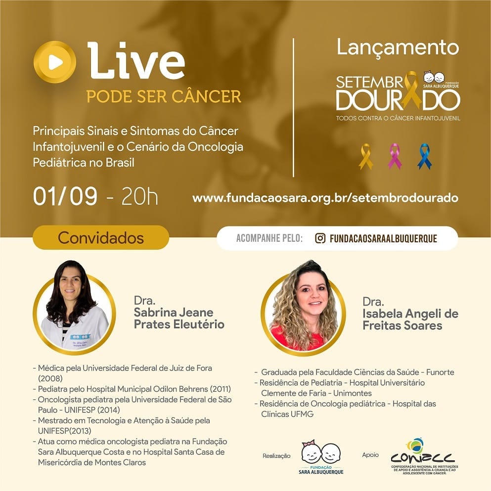 Montes Claros - Fundação Sara abre Setembro Dourado com live e Exposição fotográfica