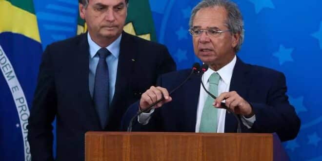 Jair Bolsonaro e Paulo Guedes