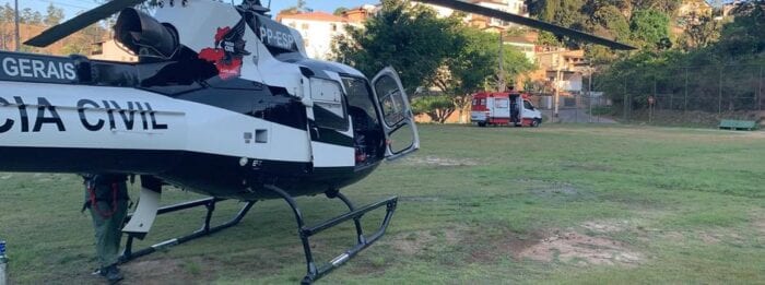 MG - Apoio aéreo da Polícia Civil de Minas contribui para salvar vidas