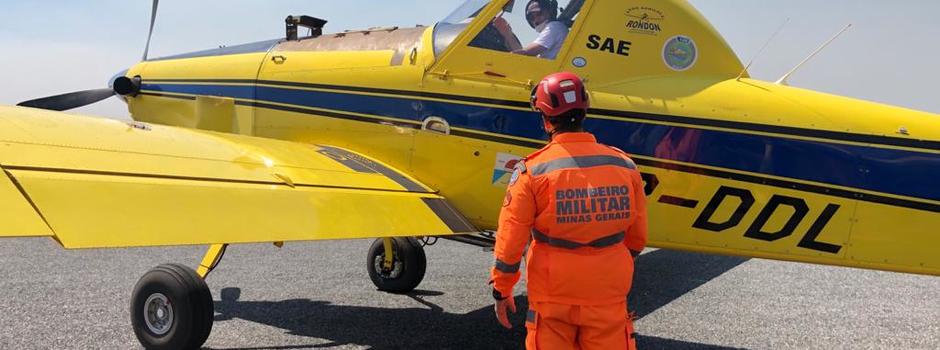 MG - Bombeiros de Minas Gerais têm novo aliado contra incêndios florestais