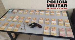 Material apreendido na Vila Luísa