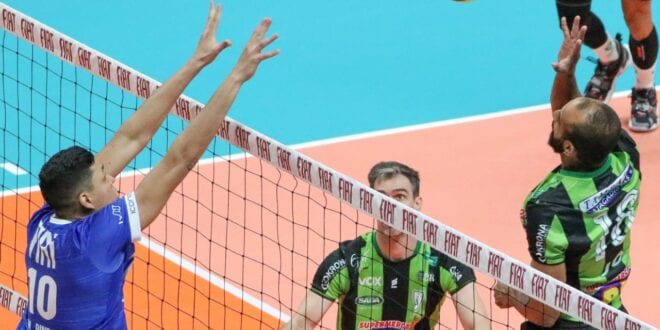 Montes Claros - Fiat Minas vence ao Montes Claros América Vôlei no Campeonato Mineiro