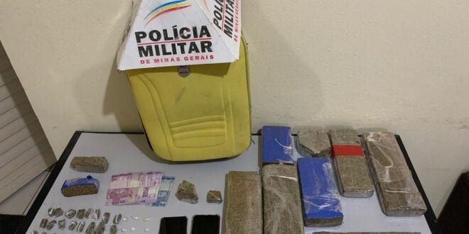Montes Claros - Motorista de aplicativo é presa transportando droga no bairro Canelas