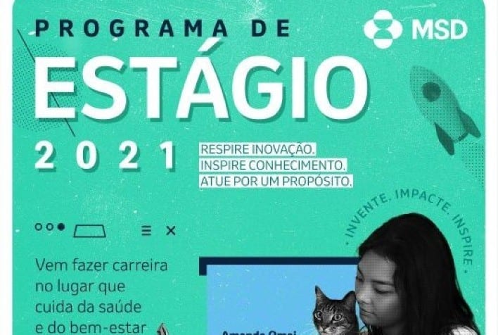 MSD Brasil abre inscrições para o Programa de Estágio 2021