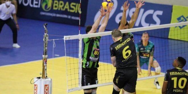 Montes Claros América Vôlei embarca nesta terça-feira (24) para enfrentar o Caramuru