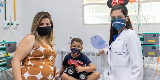 Montes Claros - Hospital realiza ação de humanização para pacientes da Oncopediatria SUS