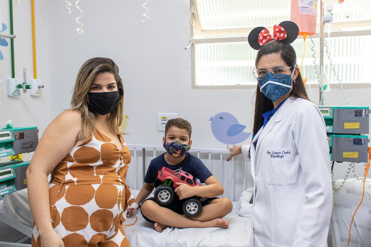 Montes Claros - Hospital realiza ação de humanização para pacientes da Oncopediatria SUS