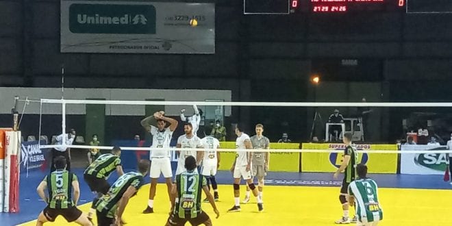 No clássico contra o Cruzeiro, Montes Claros América Vôlei é superado na Superliga