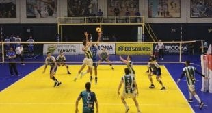 Montes Claros América Vôlei se impõe, mas perde para líder Taubaté pela Superliga