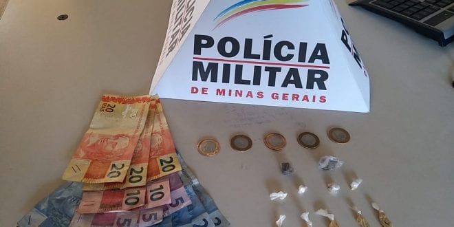 Montes Claros - Polícia Militar prende homem acusado de traficar drogas no bairro Canelas