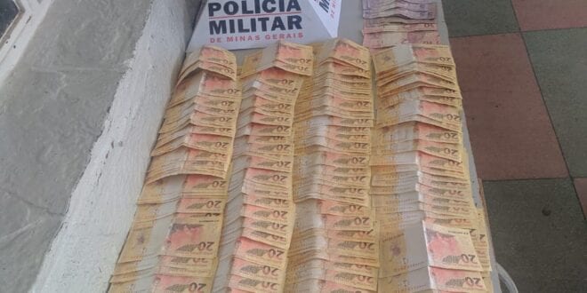 Montes claros - Polícia Militar prende homem com várias notas falsas em Montes Claros