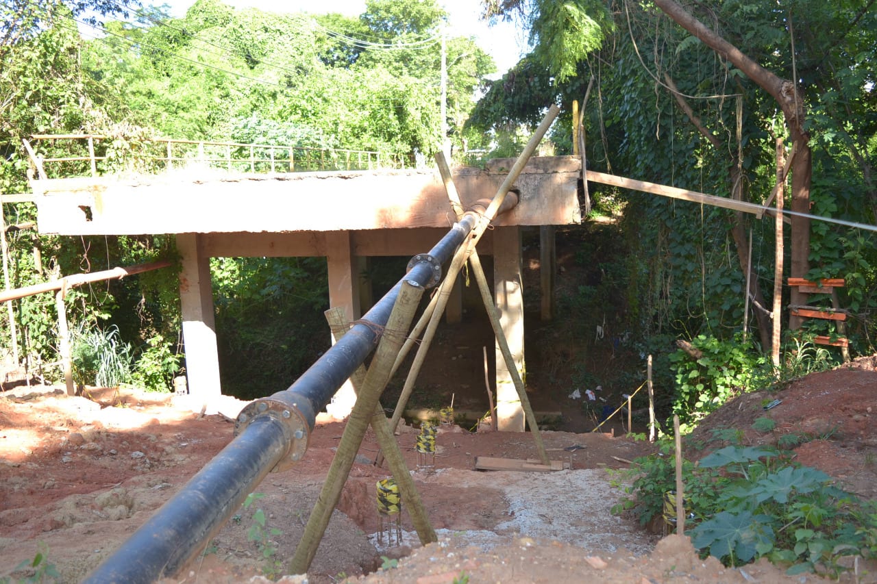 Montes Claros - Prefeitura de Montes Claros vai finalizar as obras de recuperação da ponte do Sapucaia