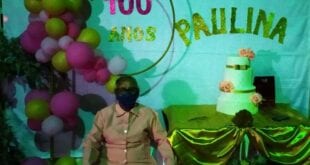 A família aguardou com expectativa a chegada do centenário de Paulina