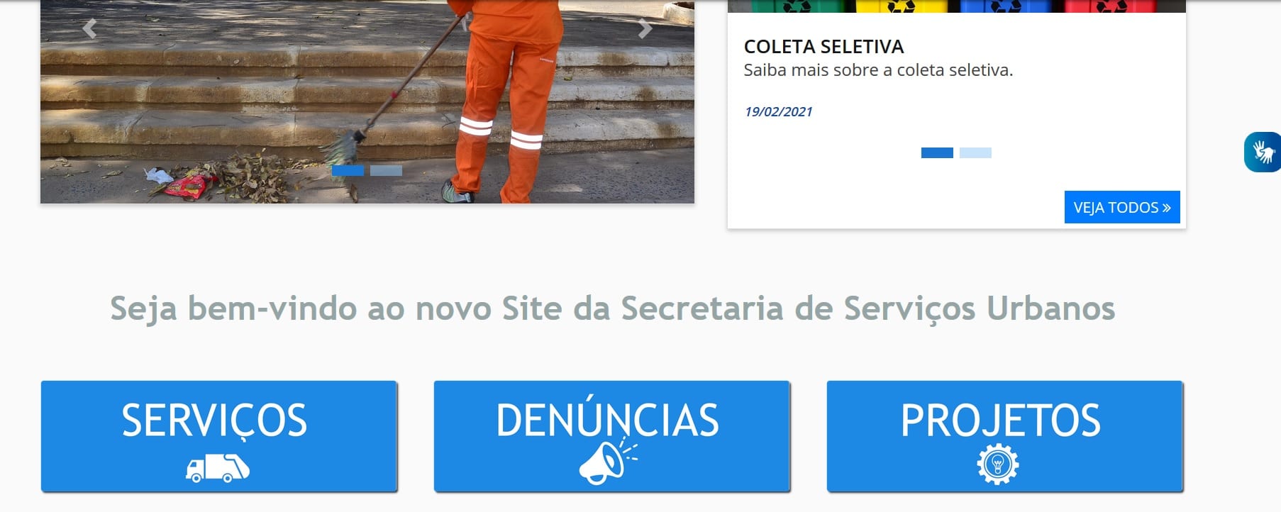 Montes Claros - Secretaria de Serviços Urbanos cria canal online para solicitação de serviços e denúncia de irregularidades
