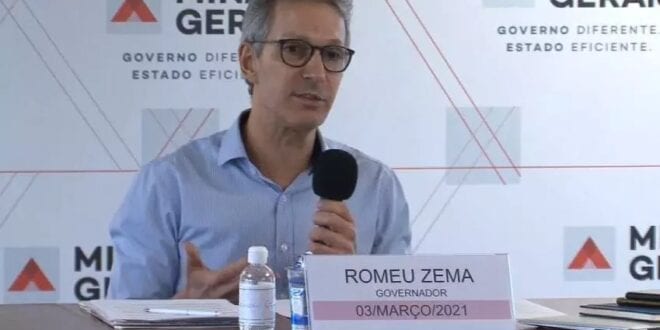Romeu Zema determinou restrição de atividades em duas regiões de Minas Gerais para conter o avanço da Covid-19