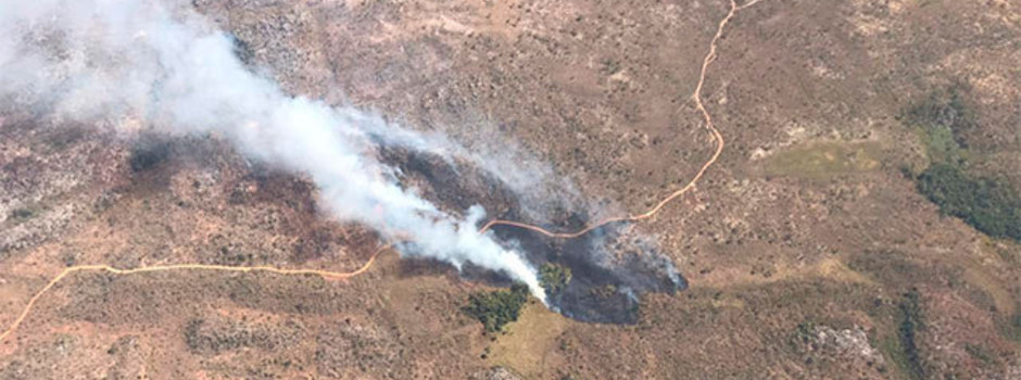 Norte de Minas - Estado passa a monitorar diariamente, por via aérea, incêndios florestais no Norte de Minas
