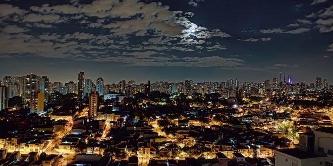 Imagem aerea da cidade de São Paulo