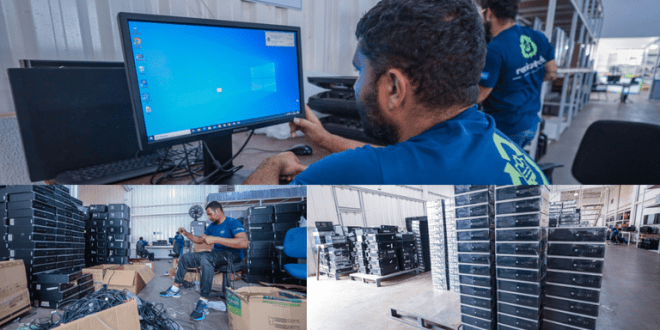 Ministério das Comunicações recebe doação de 1,5 mil computadores para programa de inclusão digital