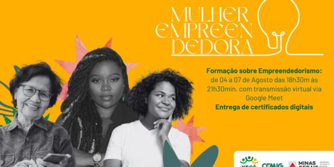 Cemig promove curso gratuito para mulheres empreendedoras