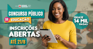 Concurso da Educação em Minas oferece mais de 2 mil vagas no Norte de Minas com salários de até R$ 6,9 mil
