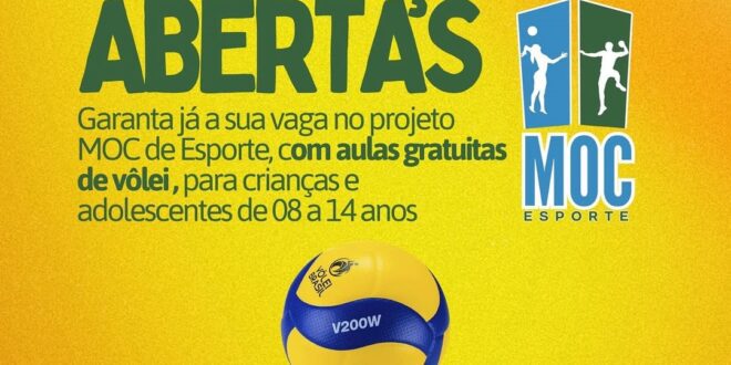 Projeto MOC de Esporte abre inscrições gratuitas para aulas de vôlei e handebol em Montes Claros