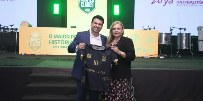 Montes Claros Vôlei renova parceria com Afya e reforça compromisso com o esporte local