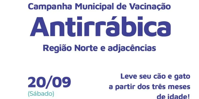 Vacinação Antirrábica em Montes Claros: Campanha começa neste sábado na região norte