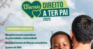 Defensoria Pública abre inscrições para mutirão de paternidade em Montes Claros