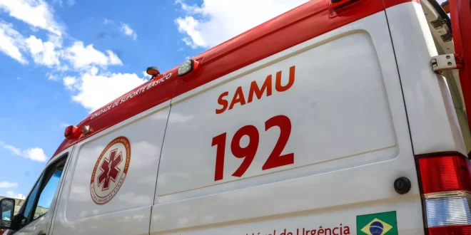 SAMU registra 122 atendimentos em 24 horas, com destaque para acidentes envolvendo motocicletas