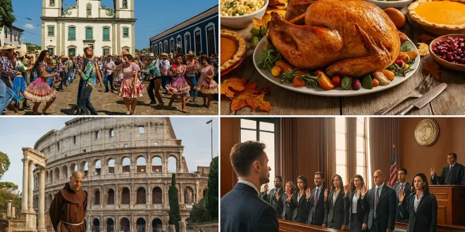 26 de novembro de 2025: datas comemorativas no Brasil e no mundo