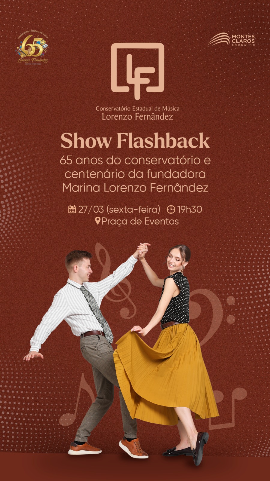 Montes Claros - Shopping recebe espetáculo em homenagem ao Conservatório Lorenzo Fernândez