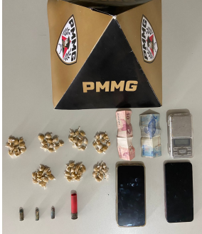 Janaúba: Polícia Militar apreende drogas e munições em residência no bairro Rio Novo