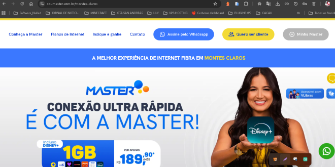 Montes Claros: cliente relata demora e dificuldade para cancelar serviço da Master Internet