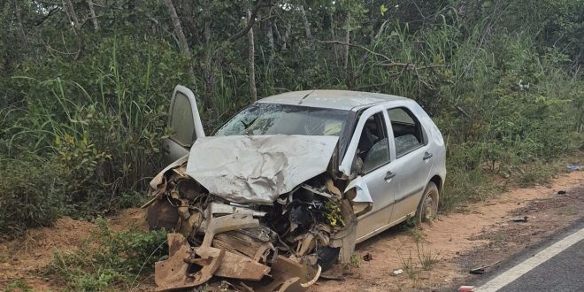 Grave acidente na MGC-135 mobiliza equipes do SAMU em São João da Ponte