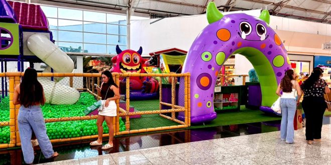 Montes Claros Shopping recebe parque temático Monster Kids voltado ao público infantil