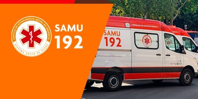 SAMU Macro Norte registra 608 ligações; cidade concentra atendimentos clínicos e de trânsito