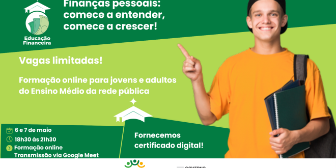 Curso gratuito de Educação Financeira da Cemig com vagas abertas para moradores de Montes Claros