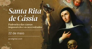 Hoje é celebrada Santa Rita de Cássia, padroeira das causas impossíveis