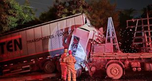 Grave acidente no Distrito Industrial deixa um morto e um ferido em Montes Claros