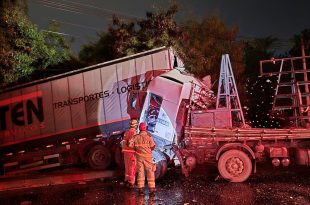 Grave acidente no Distrito Industrial deixa um morto e um ferido em Montes Claros