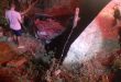 Carro cai de ponte em Montes Claros e homem é socorrido pelo SAMU