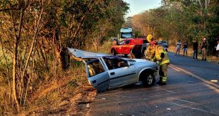 Colisão na MGC-135 deixa cinco feridos e uma vítima fatal em Januária no Norte de Minas