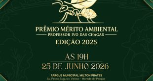 Montes Claros entrega Prêmio Mérito Ambiental Professor Ivo das Chagas nesta quinta-feira
