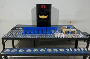 Polícia Militar apreende grande quantidade de drogas em operação no bairro Vila Ipiranga, em Montes Claros